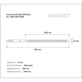 Бур усиленный SDS-plus 10x260 мм Gigant GRD 11038