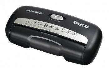Уничтожитель бумаг Buro Home BU-S601S, P-1, 6 мм, 6 лист. одновременно, 10л