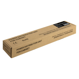 Блок розеток с кабелем с евровилкой ExeGate ServerPro PDU-19H809 Al-8C13-EU2.5CU (19", 1U, Алюминий, 8 IEC 320 C13, кабель с евровилкой VDE-250V-16A-3*1.5mm2, медь, 2.5 метра, индикатор питания, черный, RTL) EX280855RUS