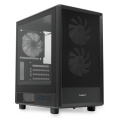 Корпус без блока питания/ Case HSPD M310, Mesh Mini-tower, Black, TG, 0.4 SPCC, 3x120mm ARGB Orbis F1 mATX, mITX 180/280/160mm 1x2.5", 1x3.5", 4xPCI 2xUSB-A 3.0 452x277x418mm (M310-TGBK-ARGB)
