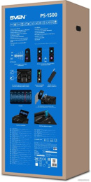 Колонка для вечеринок Sven PS-1500 черный SV-022020