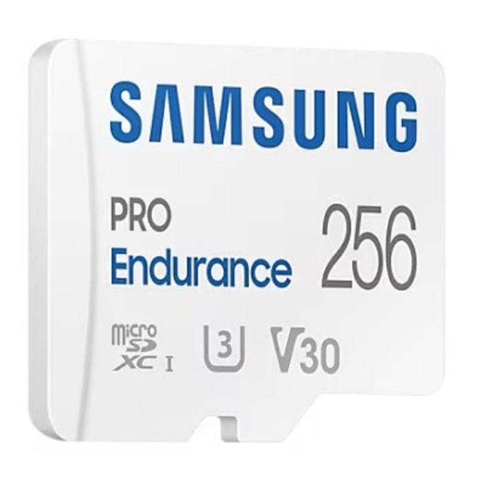 Micro SecureDigital 256GB Samsung PRO ENDURANCE 40/100 Mb/s, adapter MB-MJ256KA/APC