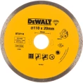 Диск алмазный сплошной (110х20 мм) для плиткореза DWC 410 DEWALT DT 3714
