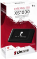 Внешний накопитель SSD Kingston XS1000 1TB (SXS1000/1000GA) (1.8", интерфейс: USB 3.2 Gen 2 (10 Гбит/с), разъем подключения: USB 3.2 Gen2 Type-A (10 Гбит/с), USB 3.2 Gen2 Type-C (10 Гбит/с), скорость чтения/записи: 1050/1000 MБ/с, питание: USB, материал к