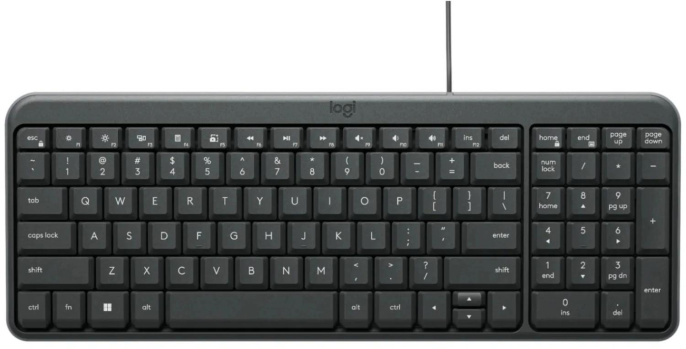 Клавиатура Logitech K106 черный USB slim 920-013902