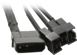 ESPADA Переходник-разветвитель питания для вентиляторов molex- 3x4pin, 0.2-0.3 м Molex to 3x4pin