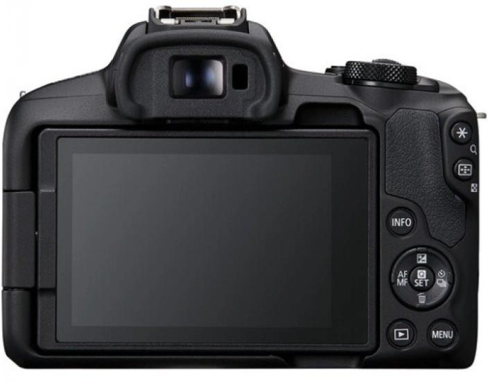 Беззеркальный фотоаппарат Canon EOS R50 kit RF-S 18-45mm IS STM , черный [5811c012]