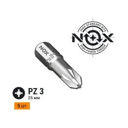 Бита COREBIT Pz3х25 мм, C6.3, 5 шт, бокс NOX 330325-5B