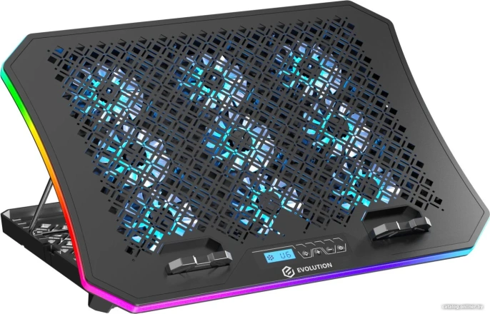 Подставка для ноутбука с активным охлаждением EVOLUTION LCS-05 RGB