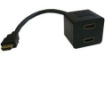 Espada Видеоадаптер HDMI 19M to 2*HDMI 19F 25cm EHDMIM2xHDMIF25 Разветвитель 39854