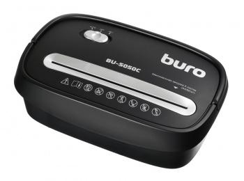Уничтожитель бумаг Buro Home BU-S050C,  P-3,  5х35 мм, 5 лист. одновременно, 13л