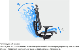 Кресло руководителя эргономичное Метта Yoga Spine Triumph B2 Черный CC.50.15.13A Infinity Easy Clean экокожа/сетка с подголов. крестов. алюминий хром (Z509734677)