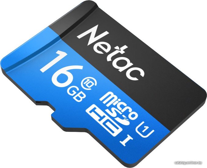 Флеш карта microSDHC 16GB Netac NT02P500STN-016G-R P500 + adapter
