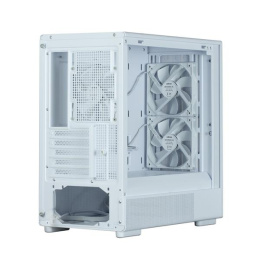 Корпус Zalman P10 NAMU Белый материал: сталь, окно: закалённое стекло, 1хUSB3.0, 1хUSB Type-C, без БП, 1x2.5” и 2x3.5”/2.5″, 5 слотов расширения, mATX, длина видеокарты: 340