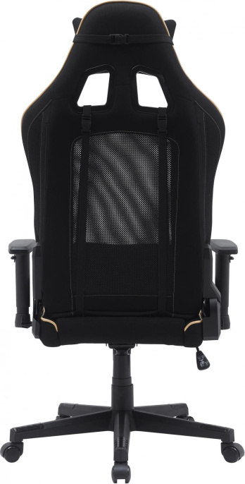 Кресло Cactus CS-CHR-MC04-BBK, ткань, до 150кг, регулируемые 2D подлокотники,  черный