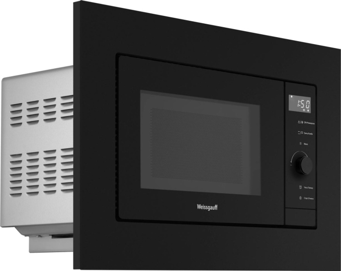 Микроволновая печь Weissgauff HMT-620 BG Grill Matt Edition 20л. 700Вт черный (встраиваемая)