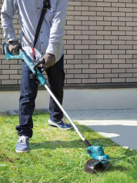 Триммер электрический Makita DUR193SF,  аккумуляторный,  18В,  3Ач,  с 1 АКБ, с ЗУ