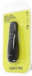 Презентер Logitech R400 Radio USB 15м черный