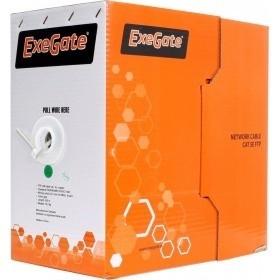 Кабель ExeGate UTP4-C5e-CCA-S24-IN-PVC-GY-305 UTP 4 пары кат.5e CCA, 0.5мм (24AWG), 305м, серый, PVC EX138965RUS