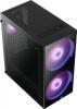 Корпус ATX Aerocool Python-G-BK-v1, Midi-Tower, без БП, черный