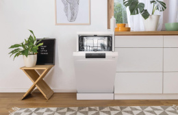 Посудомоечная машина Gorenje GS520E15W, узкая, напольная, 44.8см, загрузка 9 комплектов, белая