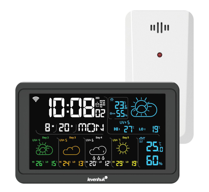 Метеостанция Levenhuk Wezzer PLUS LP80 78898