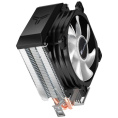 Кулер для процессора CPU Cooler JONSBO CR-1200E 95W, 3-pin, 128mm, Al/Cu, 2x6mm, FRGB, 1x92mm, 36CFM, 26.5dBA, 2000RPM, S: 1700/1200/115X, AM4/AM5 Black
