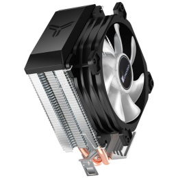 Кулер для процессора CPU Cooler JONSBO CR-1200E 95W, 3-pin, 128mm, Al/Cu, 2x6mm, FRGB, 1x92mm, 36CFM, 26.5dBA, 2000RPM, S: 1700/1200/115X, AM4/AM5 Black