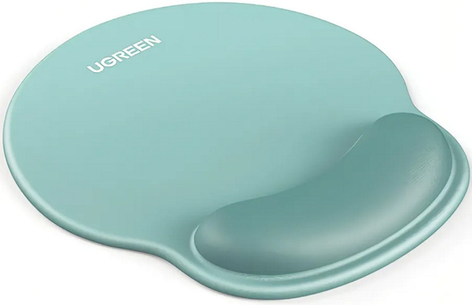 Коврик для мышки с поддержкой запястья UGREEN LP668 25243 Ergonomic Mouse Pad. Цвет: зелёный