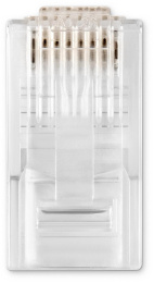 Коннектор Buro BU-CONRJ45-20PCS RJ45 прозрачный упак.: 20шт
