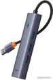 Хаб Baseus BS-OH109 UltraJoy Series 4 порта USBA to USB3.0*3+RJ45*1 Space Grey B0005280A813-01