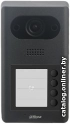 Видеопанель Dahua DHI-VTO3211D-P2-S2, цветная, накладная, черный