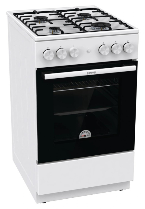Плита Газовая Gorenje GG5A12WH белый без крышки реш.сталь