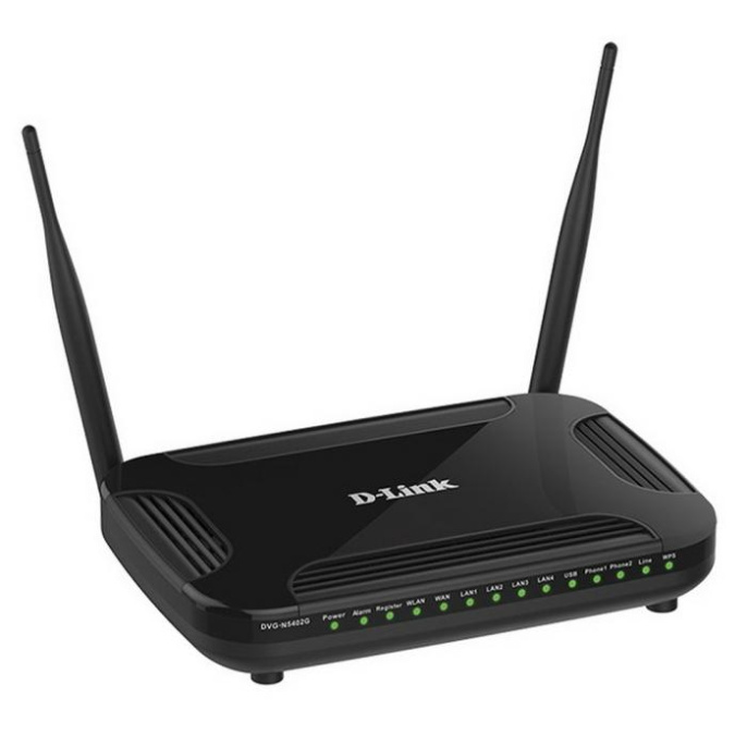 Шлюз VoIP/ Internet Router with VoIP Gateway (DVG-N5402G/2S1U1L/A1A)