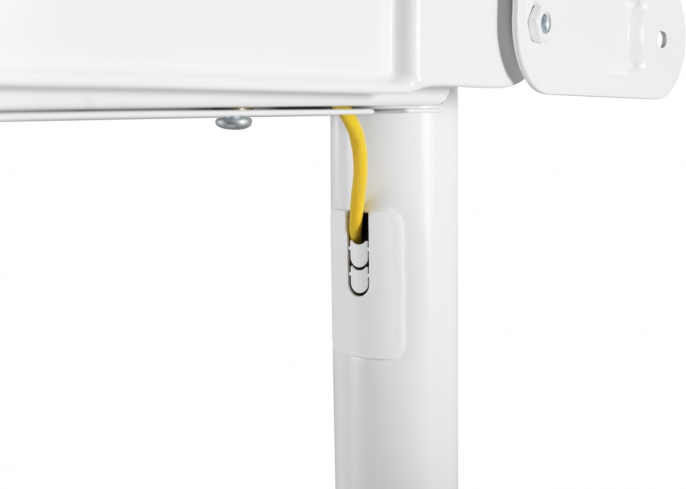 Стойка для телевизора Cactus CS-ST1146WT, 37-70", напольный, мобильный,  белый