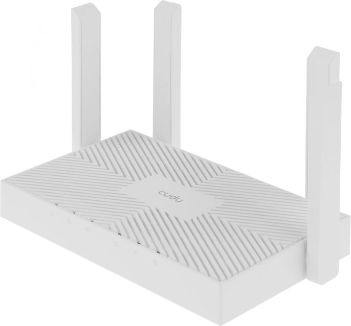 Wi-Fi роутер CUDY WR1300E, Wi-Fi 5, AC1200, 2.4/5ГГц, 2 LAN, белый