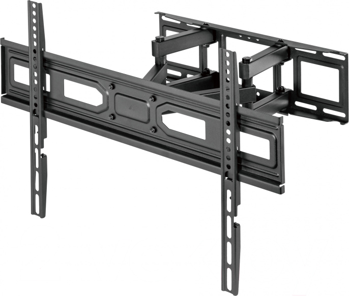 Кронштейн Kivi Motion-466 для ЖК-телевизоров, 37-80", настенный, поворотный, наклон 20°, поворот 120°, цвет черный
