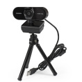 Веб-камера ExeGate Stream C925 Full HD T-Tripod 2Мп, 1920х1080, 1080P, 30fps, защитная шторка, поддержка H.264, фиксированный фокус, телескопический штатив Tripod Tele Ball, 4-линзовый объектив, микрофон с шумоподавлением, EX287379RUS