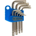 Набор Г-образных ключей TORX KING TONY T10-T50 с отверстием 9 предметов 20409PR