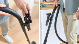 Пылесос Bosch BGL38GOLD, 1700Вт, черный/золотистый