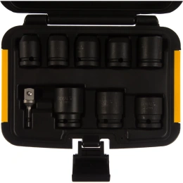 Набор ударных торцевых головок (10-27 мм; 1/2"; 9 шт.) DEWALT DT7507
