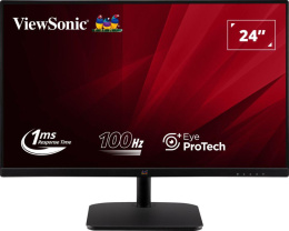 23.8" Монитор ViewSonic VA2432-h, 1920x1080, IPS, 75Гц, 1хHDMI, черный [vs17789]