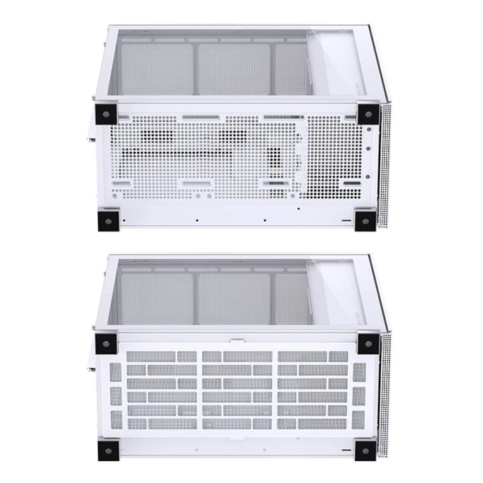 Корпус JONSBO D41 STD, Midi-Tower, TG, no fan, 1xUSB-A 3.2 + 1xUSB-C 3.2, ATX, mATX White D41 STD White