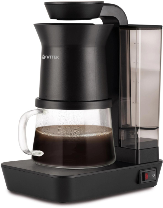 Кофеварка Vitek VT-8381, капельная, черный