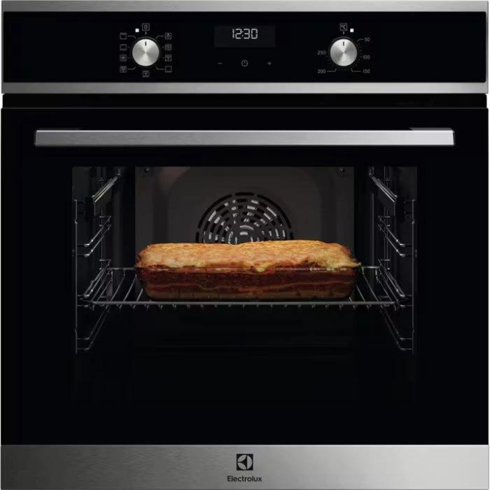 Духовой шкаф электрический Electrolux EOF5F50BX, 65л, дверца с 2 стеклами, нержавеющая сталь
