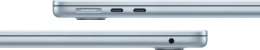 Ноутбук Apple MacBook Air A3240 M4 10 core 16Gb SSD256Gb/8 core GPU 13.6" Liquid Retina (2560x1664) macOS lt.blue WiFi BT Cam (MC6T4HN/A)