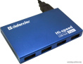 Разветвитель USB Defender Septima Slim, USB2.0, 1in - 7out, БП 83505