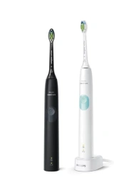 Philips Sonicare эл. звуковая зубная щетка 4300 HX6450/05 - 2 шт. Цвет: белый/черный