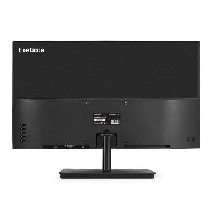 Монитор 21.5" 100 Гц ExeGate SmartView EP2200 (IPS LED Grade A+, FHD, 1920x1080@100Гц, 16:9, 250cd/m2, 1000:1, 178°/178°, 5ms, D-Sub, HDMI, Flicker-free, Low Blue Light, кабель HDMI 1.5м, VESA, регулировка наклона (tilt), черный) EX300342RUS