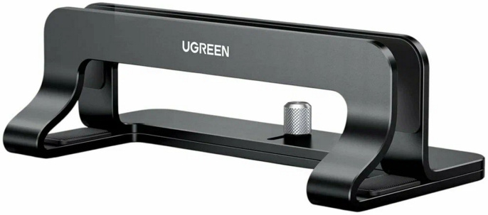 Подставка-держатель вертикальный для ноутбука UGREEN LP258 25706 Vertical Laptop Stand. Цвет: глубокий черный
